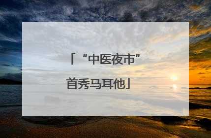 “中医夜市”首秀马耳他