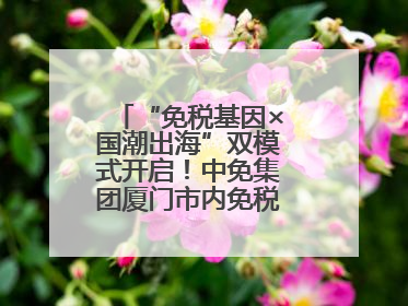 “免税基因×国潮出海”双模式开启！中免集团厦门市内免税店正式开业