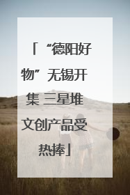 “德阳好物”无锡开集 三星堆文创产品受热捧