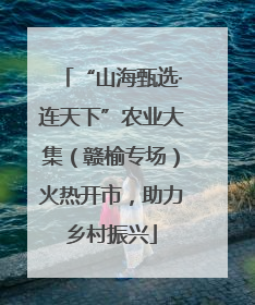 “山海甄选·连天下”农业大集（赣榆专场）火热开市，助力乡村振兴