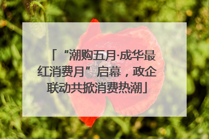 “潮购五月·成华最红消费月”启幕，政企联动共掀消费热潮