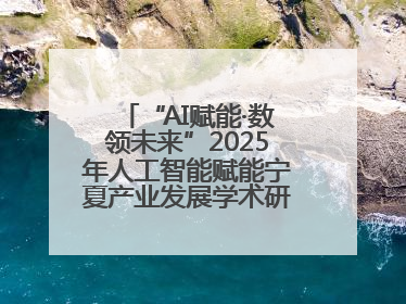 “AI赋能·数领未来”2025年人工智能赋能宁夏产业发展学术研讨会在银川举办