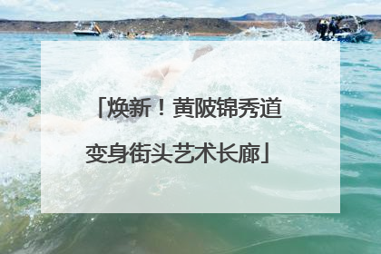 焕新！黄陂锦秀道变身街头艺术长廊