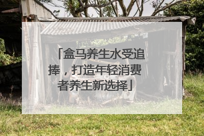 盒马养生水受追捧，打造年轻消费者养生新选择