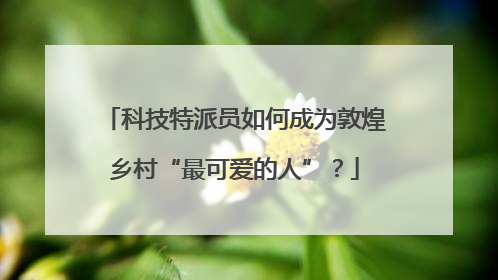 科技特派员如何成为敦煌乡村“最可爱的人”？