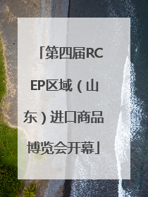 第四届RCEP区域（山东）进口商品博览会开幕