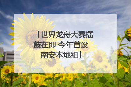世界龙舟大赛擂鼓在即 今年首设南安本地组