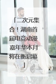 二次元集合！湖南首届电竞动漫嘉年华本月将在衡启幕