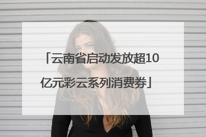云南省启动发放超10亿元彩云系列消费券