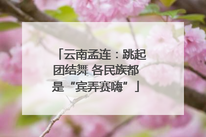 云南孟连：跳起团结舞 各民族都是“宾弄赛嗨”