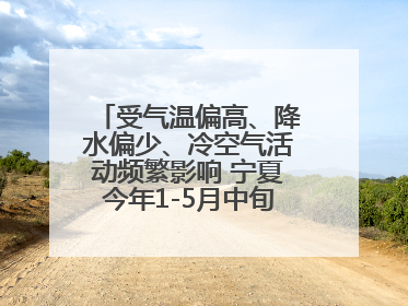 受气温偏高、降水偏少、冷空气活动频繁影响 宁夏今年1-5月中旬现10次定级沙尘天气过程