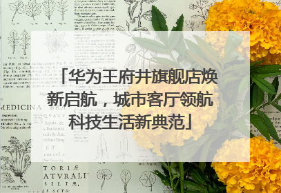 华为王府井旗舰店焕新启航，城市客厅领航科技生活新典范