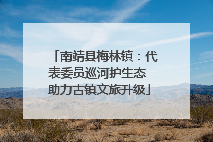 南靖县梅林镇：代表委员巡河护生态 助力古镇文旅升级