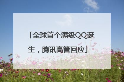 全球首个满级QQ诞生，腾讯高管回应