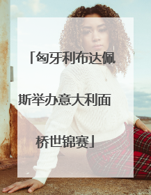 匈牙利布达佩斯举办意大利面桥世锦赛