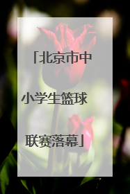 北京市中小学生篮球联赛落幕