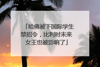 哈佛被下国际学生禁招令，比利时未来女王也被影响了