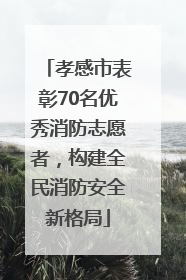 孝感市表彰70名优秀消防志愿者，构建全民消防安全新格局