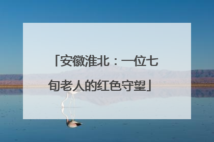 安徽淮北：一位七旬老人的红色守望