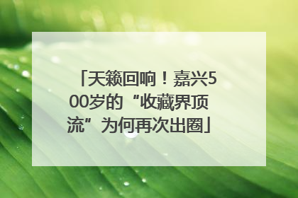 天籁回响！嘉兴500岁的“收藏界顶流”为何再次出圈
