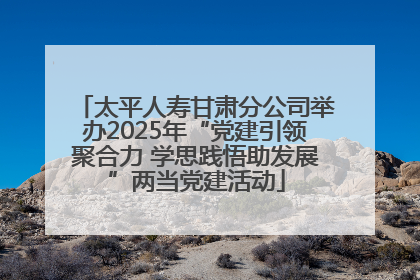 太平人寿甘肃分公司举办2025年“党建引领聚合力 学思践悟助发展”两当党建活动