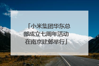 小米集团华东总部成立七周年活动在南京建邺举行