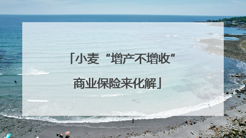 小麦“增产不增收” 商业保险来化解