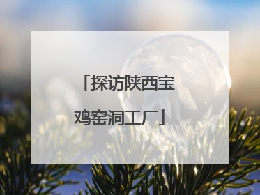 探访陕西宝鸡窑洞工厂