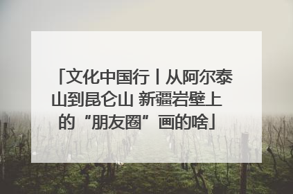 文化中国行丨从阿尔泰山到昆仑山 新疆岩壁上的“朋友圈”画的啥