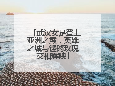 武汉女足登上亚洲之巅，英雄之城与铿锵玫瑰交相辉映