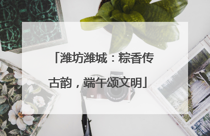 潍坊潍城：粽香传古韵，端午颂文明