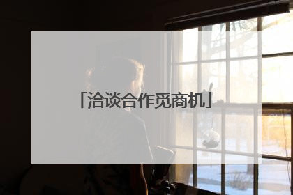 洽谈合作觅商机