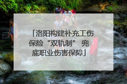 洛阳构建补充工伤保险“双轨制” 兜底职业伤害保障