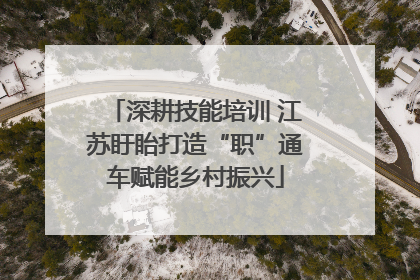 深耕技能培训 江苏盱眙打造“职”通车赋能乡村振兴