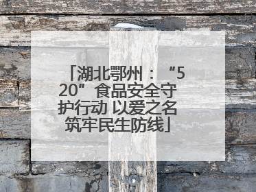 湖北鄂州：“520”食品安全守护行动 以爱之名筑牢民生防线