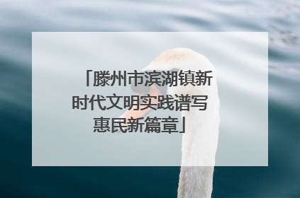 滕州市滨湖镇新时代文明实践谱写惠民新篇章