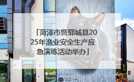 菏泽市暨郓城县2025年渔业安全生产应急演练活动举办