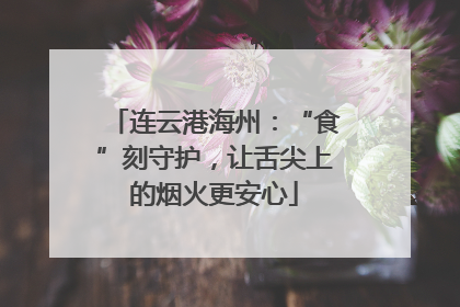 连云港海州：“食”刻守护，让舌尖上的烟火更安心