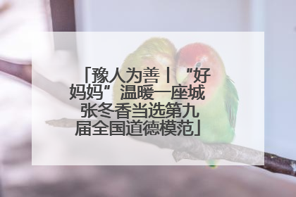 豫人为善丨“好妈妈”温暖一座城 张冬香当选第九届全国道德模范