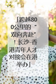 跨越800公里的“双向奔赴”！长沙-香港青年人才对接会在港举办
