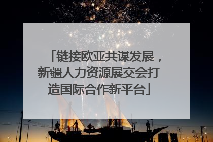 链接欧亚共谋发展，新疆人力资源展交会打造国际合作新平台
