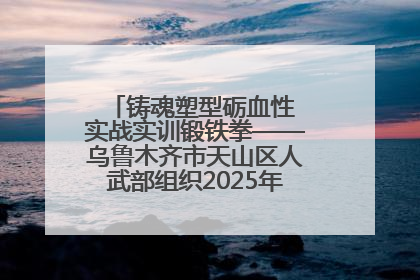 铸魂塑型砺血性 实战实训锻铁拳——乌鲁木齐市天山区人武部组织2025年度民兵集中轮训