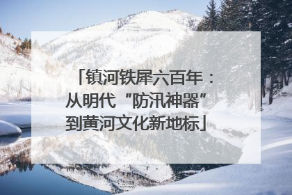 镇河铁犀六百年：从明代“防汛神器”到黄河文化新地标