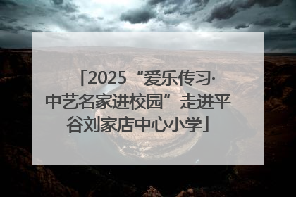 2025“爱乐传习·中艺名家进校园”走进平谷刘家店中心小学