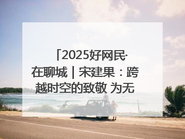 2025好网民·在聊城｜宋建果：跨越时空的致敬 为无名烈士“正名”