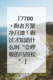 7700+跑者齐聚净月潭！跑过才知道什么叫“会呼吸的马拉松”