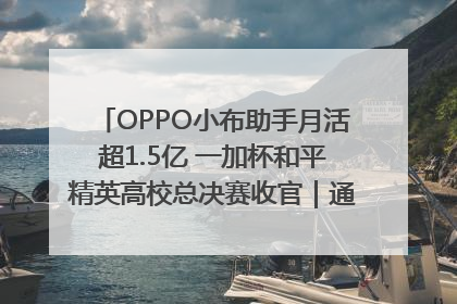 OPPO小布助手月活超1.5亿 一加杯和平精英高校总决赛收官｜通讯Plus·早报
